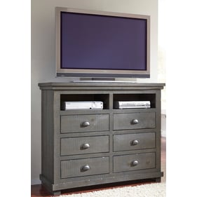 Progressive Furniture Willow Gray Media Chest