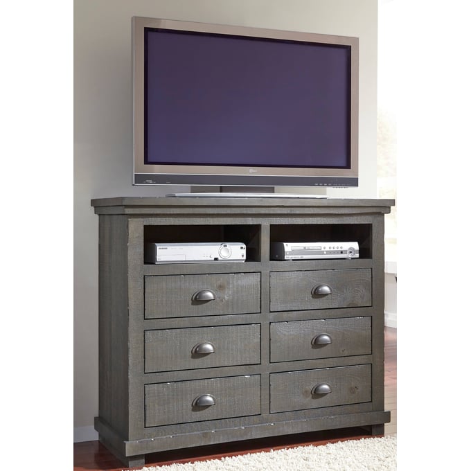 Progressive Furniture Willow Gray Media Chest PRG-P600-46