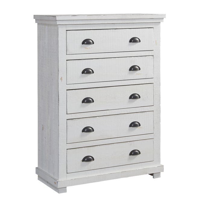 Progressive Furniture Willow White Chest PRG-P610-14