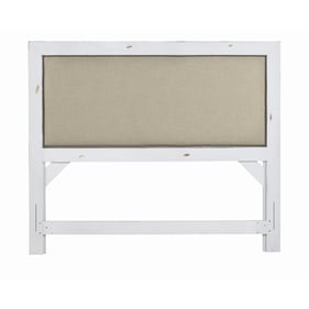 Progressive Furniture Willow White Queen Upholstered Headboard