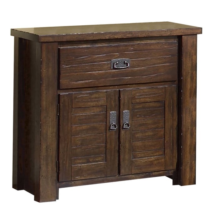 Progressive Furniture Trestlewood Brown Nightstand PRG-P611-44