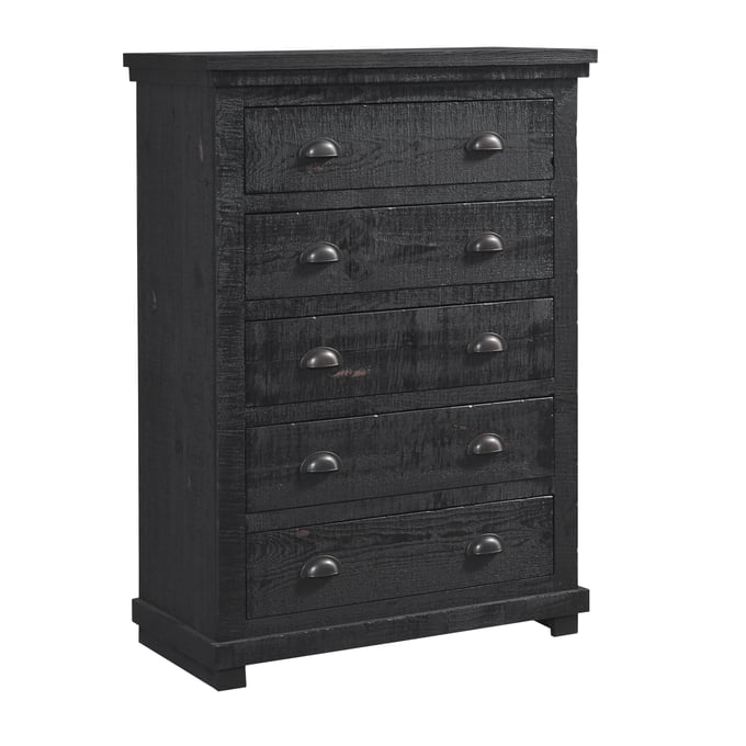 Progressive Furniture Willow Black Chest PRG-P612-14