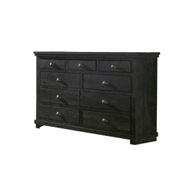 Progressive Furniture Willow Black Drawer Dresser