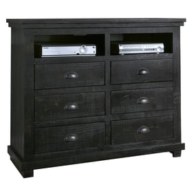 Progressive Furniture Willow Black Media Chest