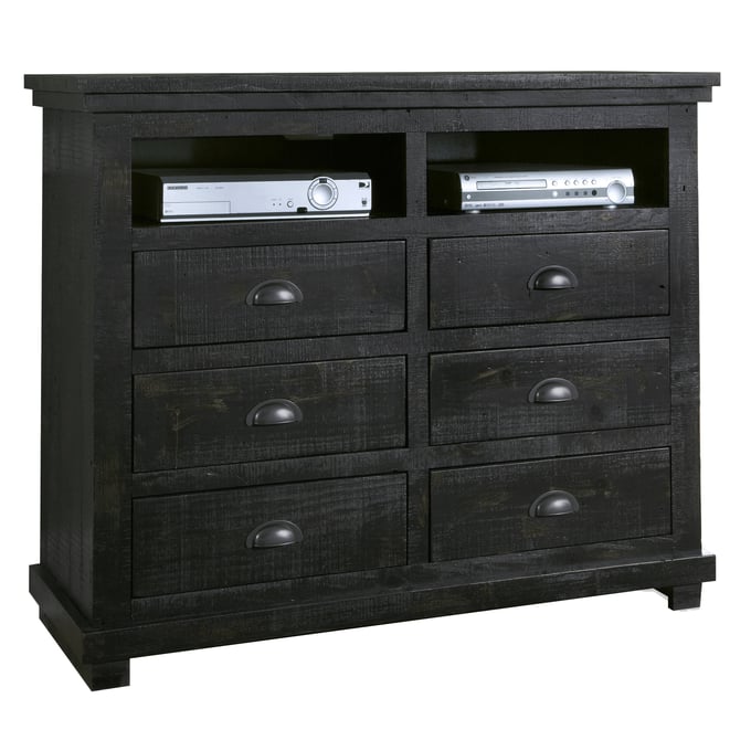 Progressive Furniture Willow Black Media Chest PRG-P612-46