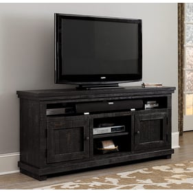 Progressive Furniture Willow Black 64 Inch Console