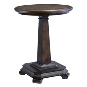 Progressive Furniture Belhamy Park II Brown Round End Table