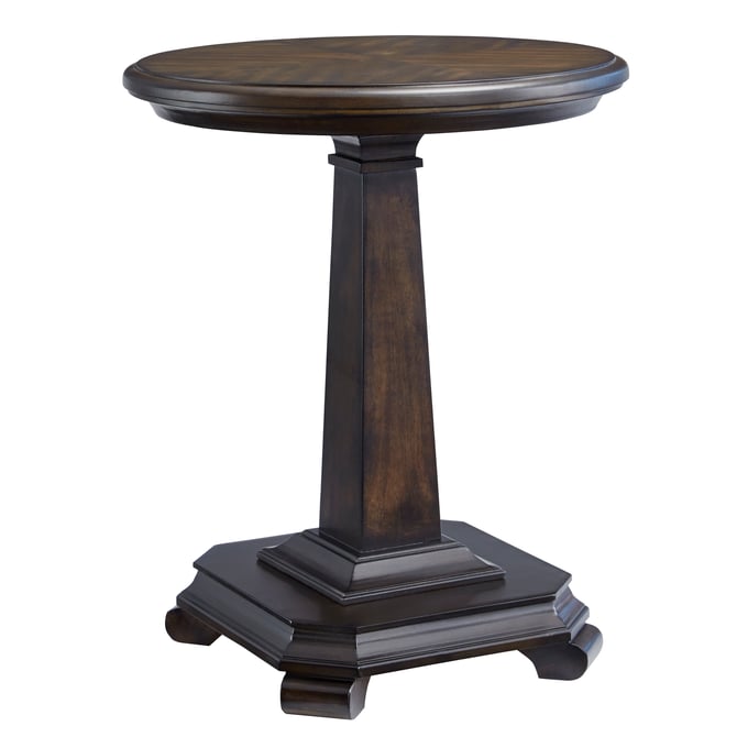 Progressive Furniture Belhamy Park II Brown Round End Table PRG-T126-04