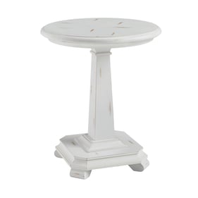 Progressive Furniture Belhamy Park White Round End Table