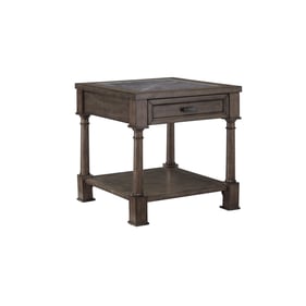 Progressive Furniture Riverdale Rd Brown Gray End Table