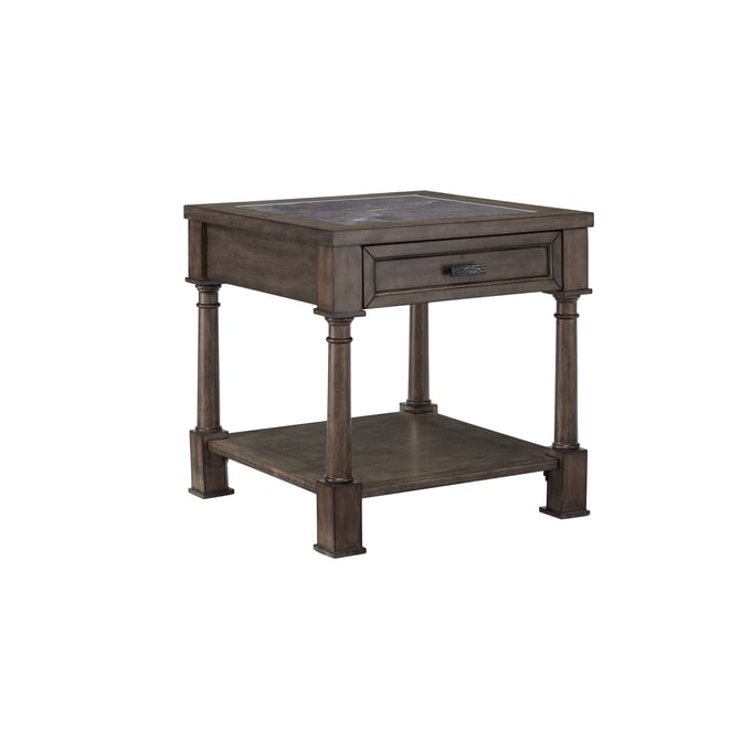 Progressive Furniture Riverdale Rd Brown Gray End Table PRG-T130-04