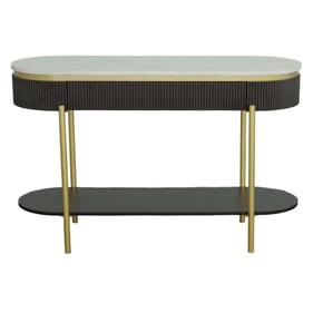 Progressive Furniture Deco District Black Gold Sofa Table