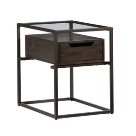 Progressive Furniture Presidio Brown Chairside Table