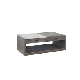 Progressive Furniture Moonbeam Gray Lift Top Cocktail Table