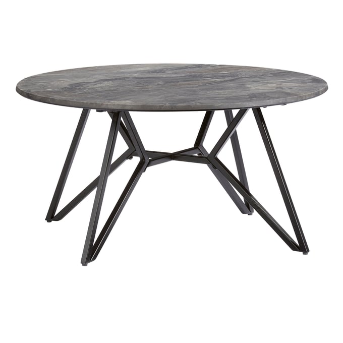 Progressive Furniture Ember Gray Black Cocktail Table PRG-T251-01