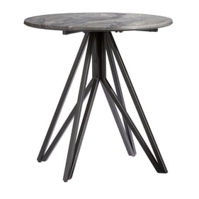 Progressive Furniture Ember Gray Black End Table