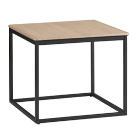 Progressive Furniture Chesney Natural Black End Table