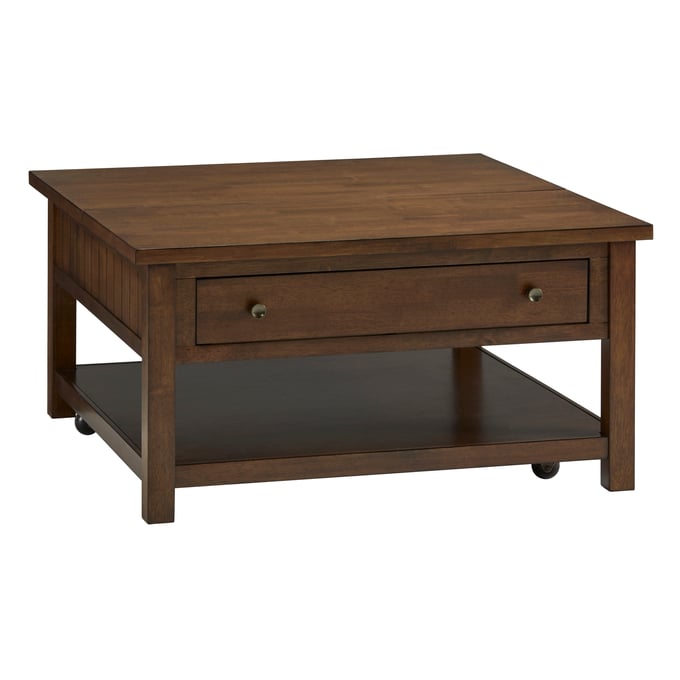 Progressive Furniture Family Room Brown Lift Top Cocktail Table PRG-T274-17