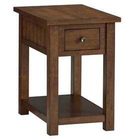 Progressive Furniture Family Room Brown Chairside Table