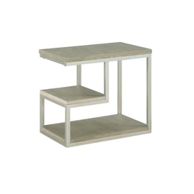 Progressive Furniture Lake Forest II Gray Natural Chairside Table