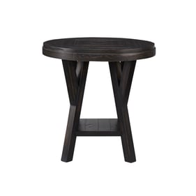 Progressive Furniture Market Street West Black Brown End Table