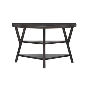 Progressive Furniture Market Street West Black Brown Sofa Table