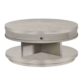 Progressive Furniture Augustine II Gray Round Cocktail Table