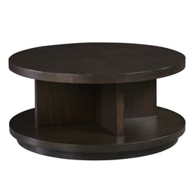 Progressive Furniture Grove Park Brown Round 3pc Coffee Table Set