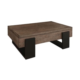 Progressive Furniture Winter Park Brown Black Lift Top Cocktail Table