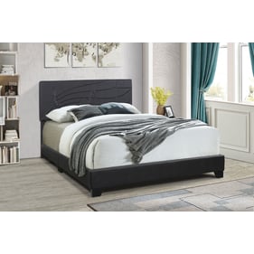 Progressive Furniture Jordan Black Upholstered King Bed