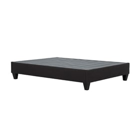 Primo Sleep Right Black Carter Upholstered Full Platform Bed Frame