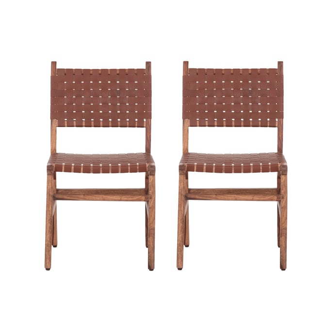 2 Primo Coastline Brown Orson Dining Chairs PRMO-46872