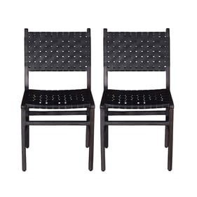 2 Primo Coastline Black Orson Dining Chairs