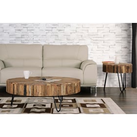 Primo Coastline Brown Black Sawyer 3pc Coffee Table Set