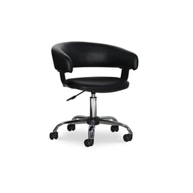 Powell Furniture Devan Black Barrel Office Chair