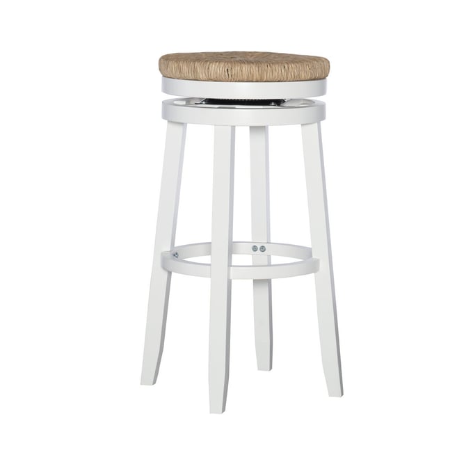 Powell Furniture Morgan White Barstool PWL-D1124B17BS