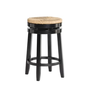 Powell Furniture Maya Black Natural Counter Height Stool