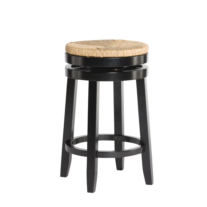 Powell Furniture Maya Black Natural Counter Height Stool PWL-14BO612