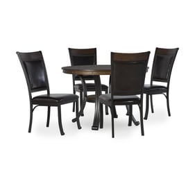 Powell Furniture Franklin Umber Brown 5pc Dining Room Set