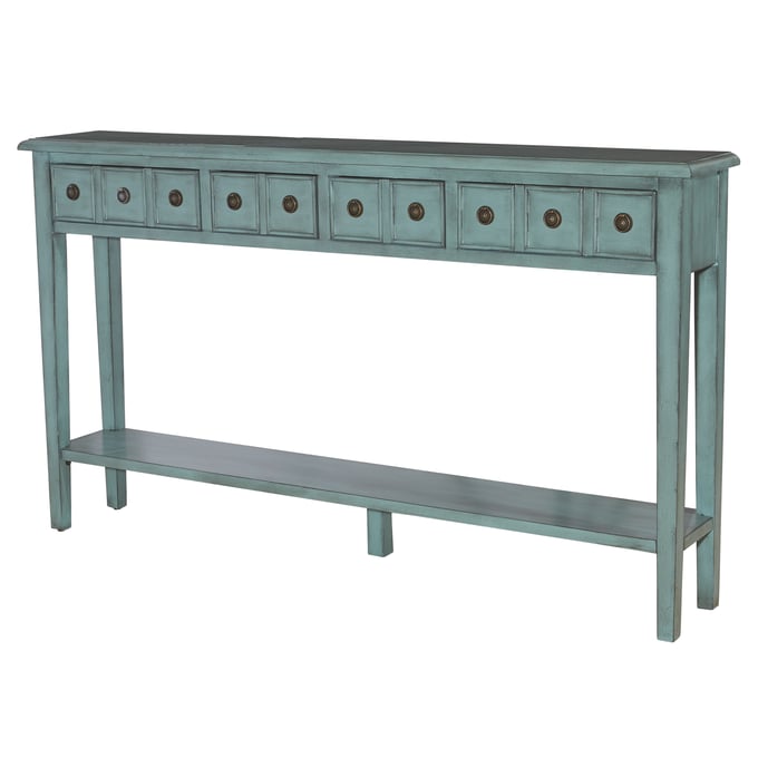 Powell Furniture Sadie Teal Long Console PWL-16A8213T