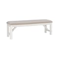 Turino White Bench