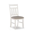 Turino White Side Chair