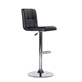 Powell Furniture Brandt Black PU Barstool