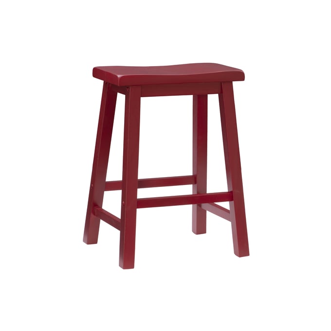 Powell Furniture Beamon Crimson Red Counter Height Stool PWL-286-430