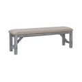 Turino Weathered Grey Dining Bench