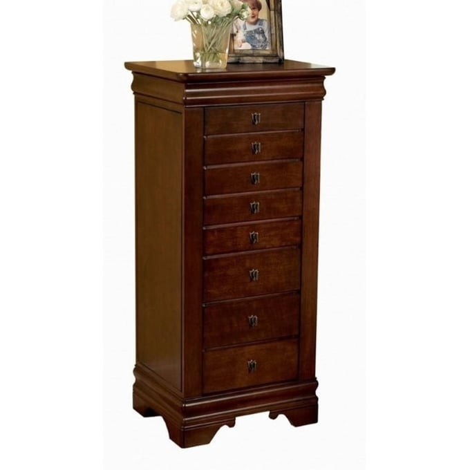 Powell Furniture Jaymes Cherry Jewelry Armoire PWL-508-315