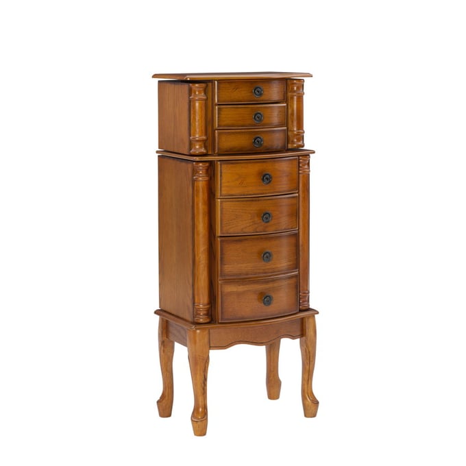 Powell Furniture Sylvia Oak Jewelry Armoire PWL-604-315