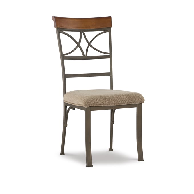 2 Powell Furniture Hamilton Taupe Beige Dining Chairs PWL-697-434X