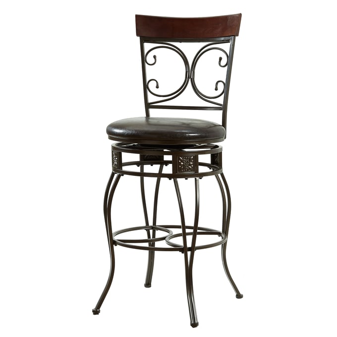 Powell Furniture Bria Brown Dark Bronze Big and Tall Barstool PWL-938-851