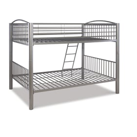 Powell Furniture Heavy Metal Pewter Full Over Full Bunk Bed